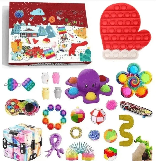Advent Calendar Christmas Sensory Toys for Kids