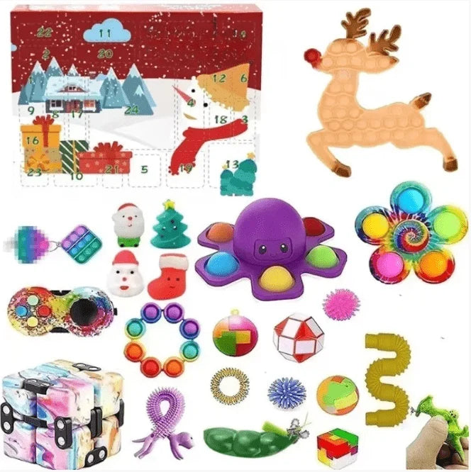 Advent Calendar Christmas Sensory Toys for Kids