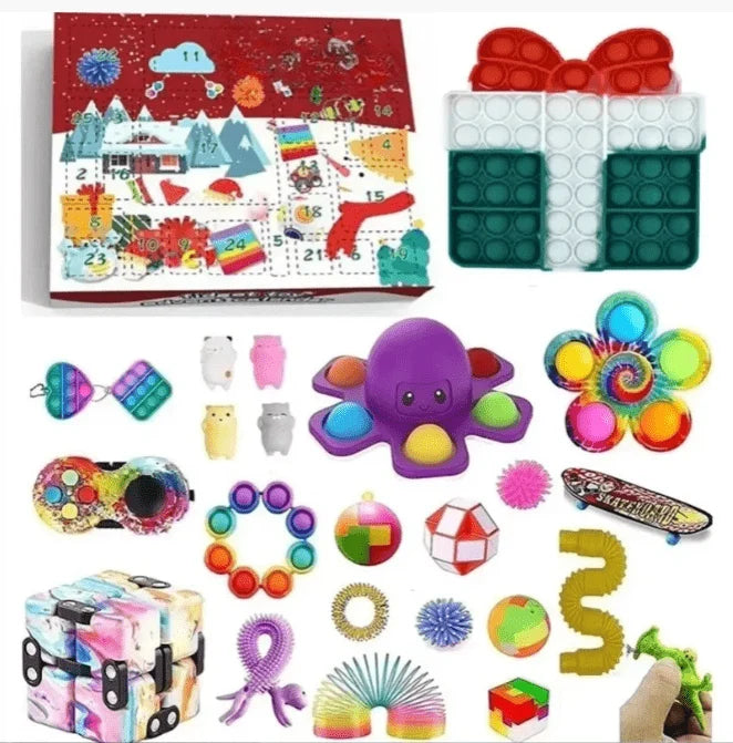 Advent Calendar Christmas Sensory Toys for Kids