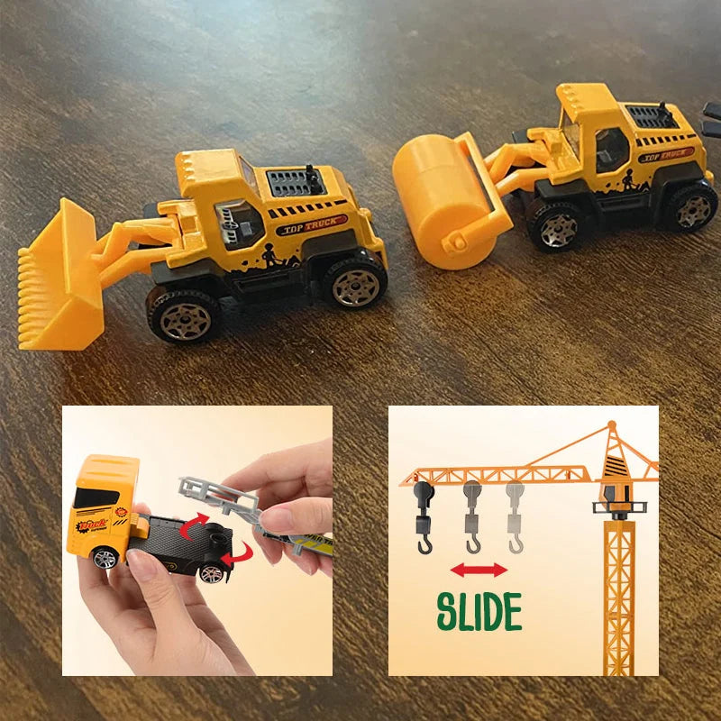 Advent Calendar Construction Vehicles & Play Board
