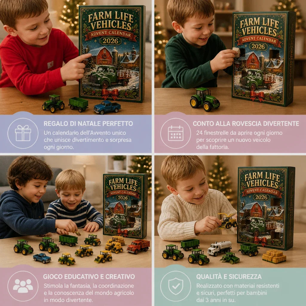 Advent Calendar Farm Vehicles & Machinery 24 Daily Surprises