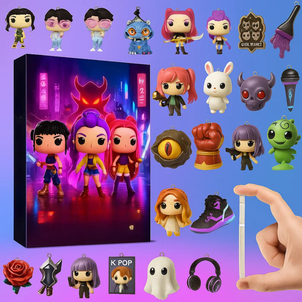 Advent Calendar K-Pop Mini Figures 24-Day Countdown