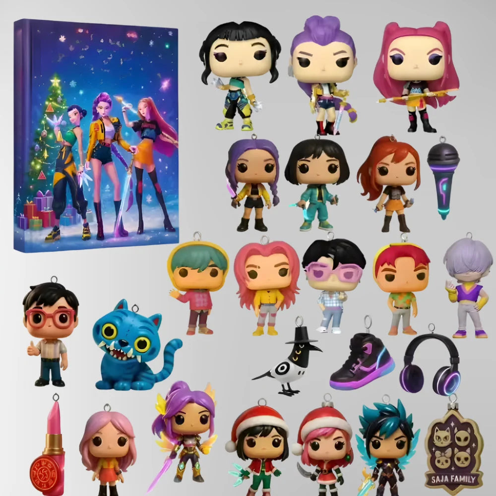 Advent Calendar K-Pop Mini Figures 24-Day Countdown