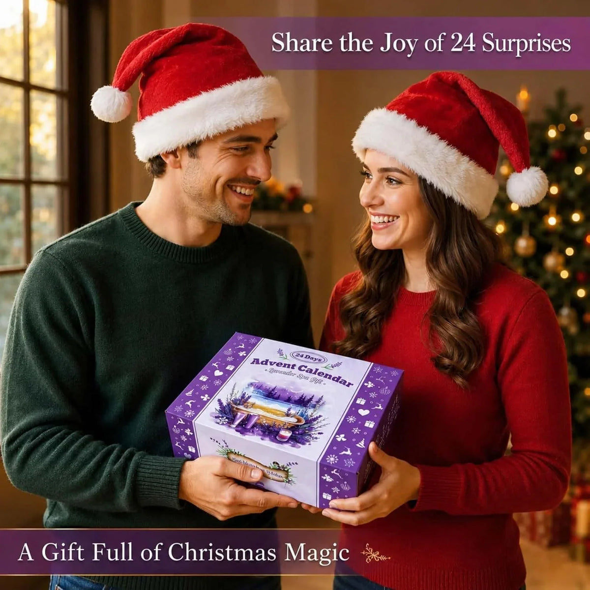 Advent Calendar Lavender Spa 24-Day Individually Boxed