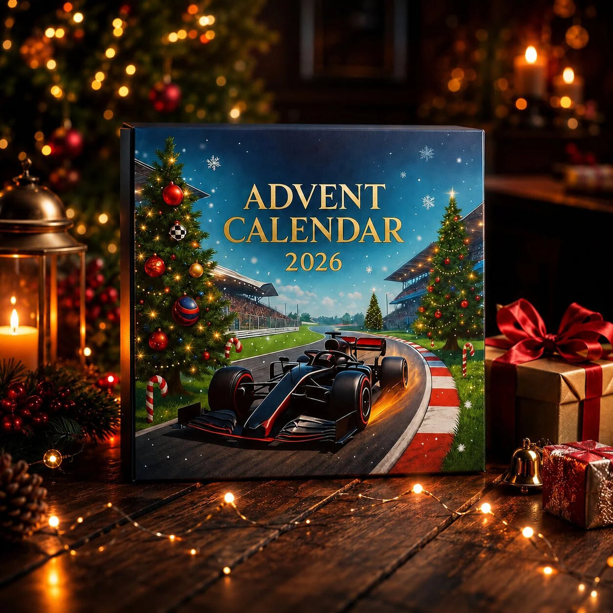 Advent Calendar Motorsport Designs 24 Surprises Plastic Decorations