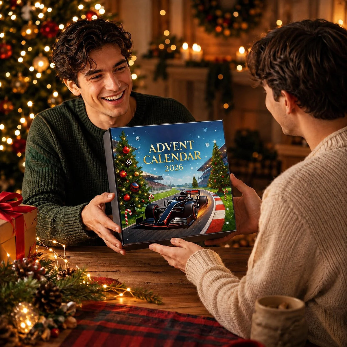 Advent Calendar Motorsport Designs 24 Surprises Plastic Decorations