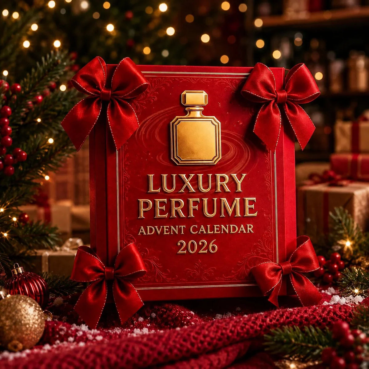 Advent Calendar Perfume Bottle Designs 24-Day Countdown