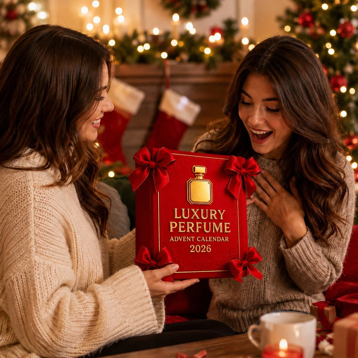 Advent Calendar Perfume Bottle Designs 24 Decorative Surprises No Fragrance