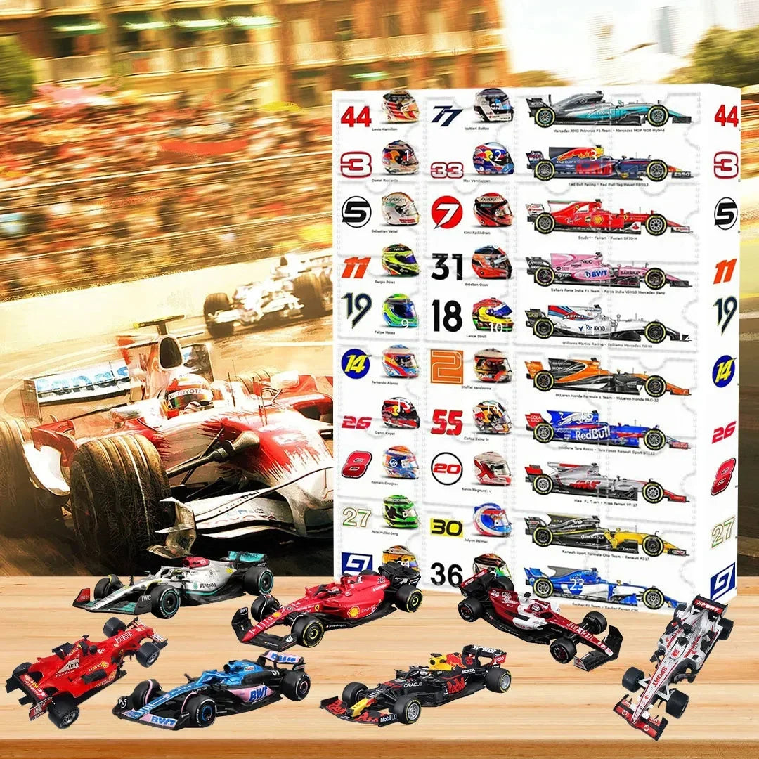 Advent Calendar Racing Collectibles 24 Numbered Doors