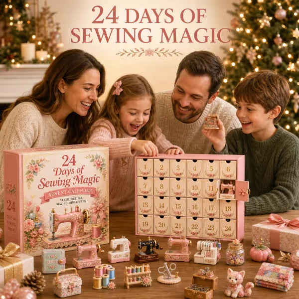 Advent Calendar Sewing Miniatures 24 Collectible Designs