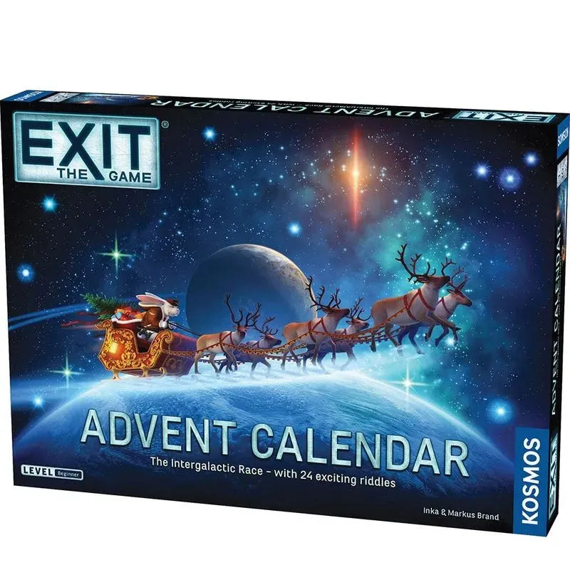 Advent Calendar Space-Themed Screen-Free 24-Day Puzzle Game