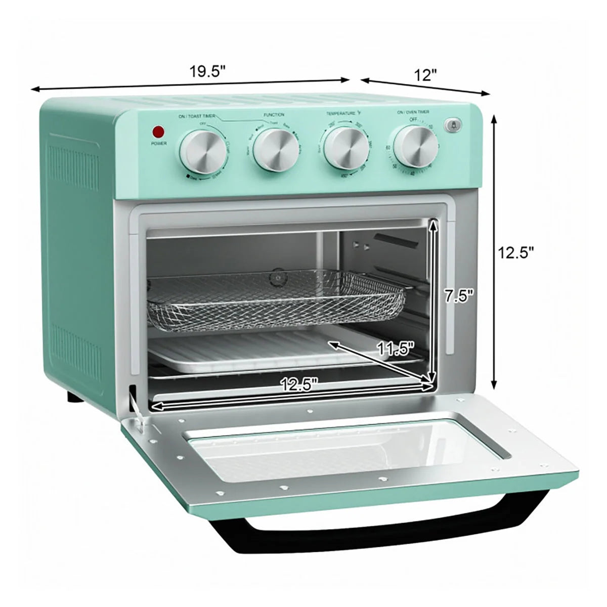 Air Fryer Toaster Oven 19 Qt Convection 7 Functions