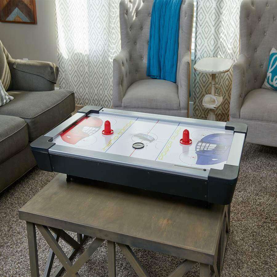 Air Hockey Table Compact Tabletop Removable Legs