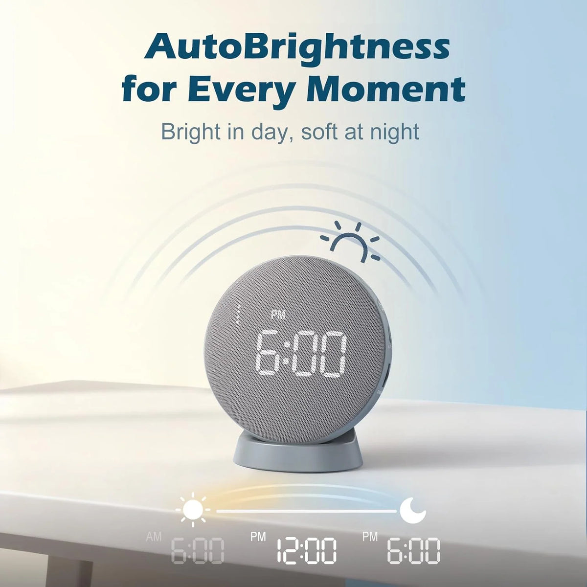Alarm Clock Bed Shaker 3 Wake Modes