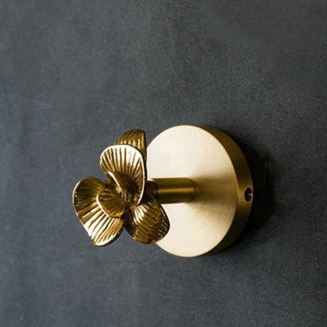 Animal Coat Hook Solid Brass Polished Gold Finish