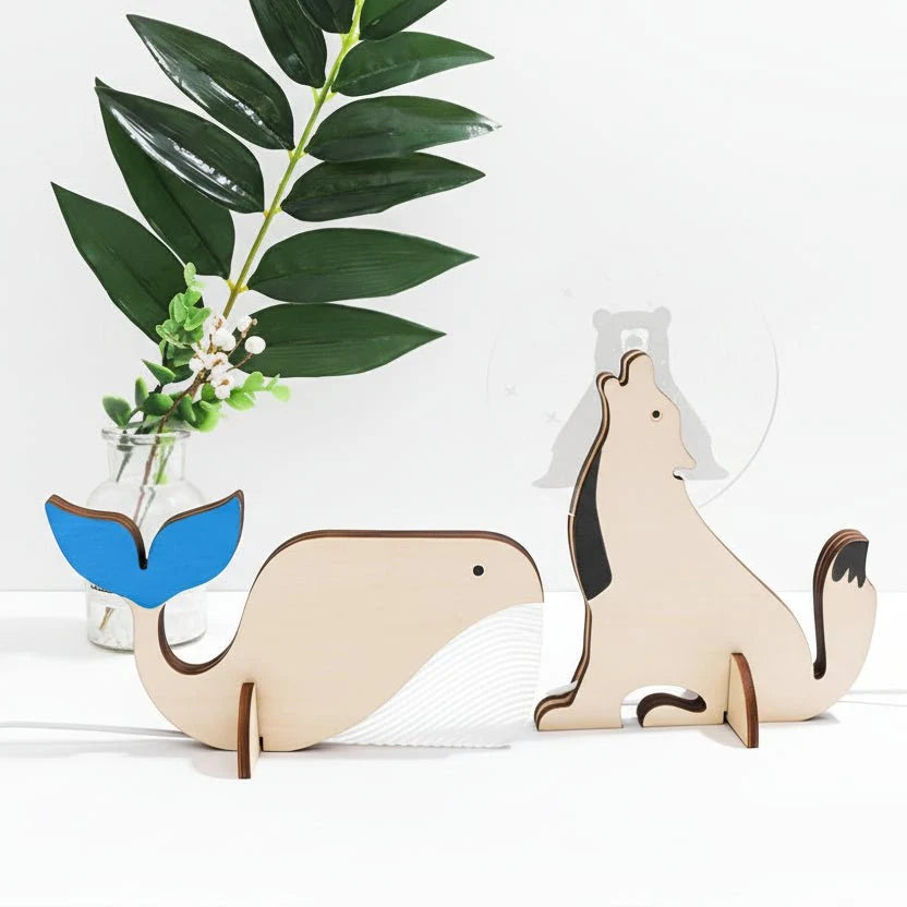 Animal Night Light Soft LED Glow USB Powered
