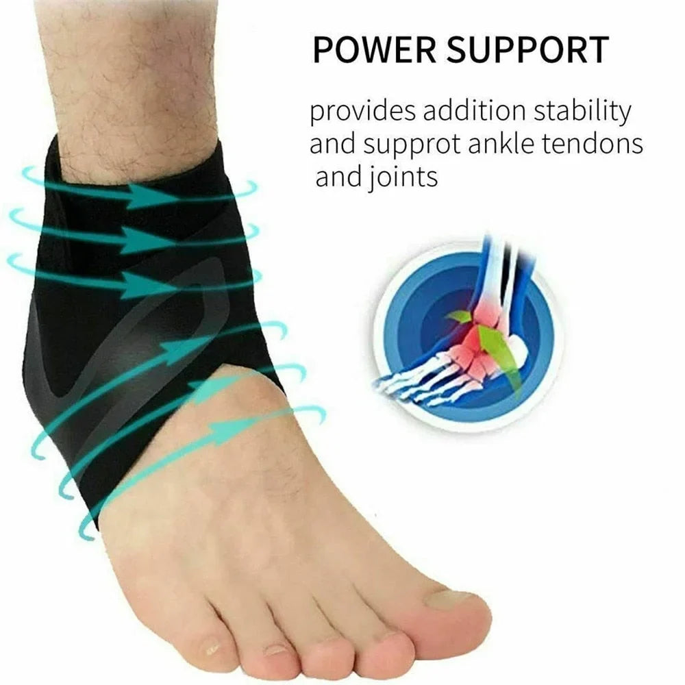 Ankle Brace Adjustable Neoprene Compression Straps