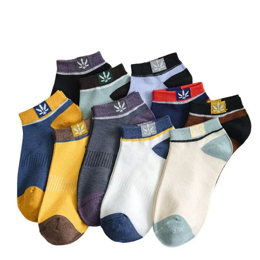 Ankle Socks Low-Cut Breathable Cotton-Blend & Moisture-Wicking