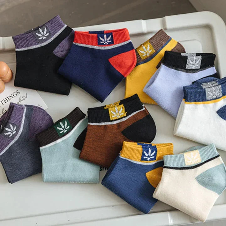 Ankle Socks Low-Cut Breathable Cotton-Blend & Moisture-Wicking