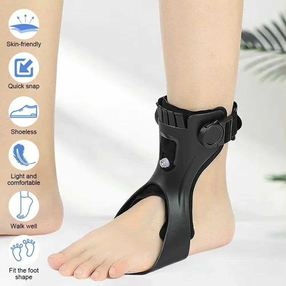 Ankle Support Brace Adjustable Straps Foot Drop Support