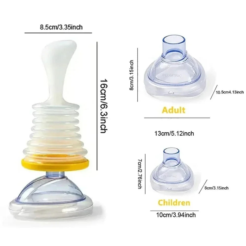 Anti-Choking Device Negative-Pressure Suction Adult & Child Masks