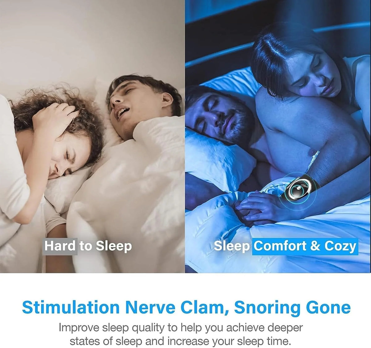Anti-Snore Wristband Automatic Snore Detection Pulse Stimulation