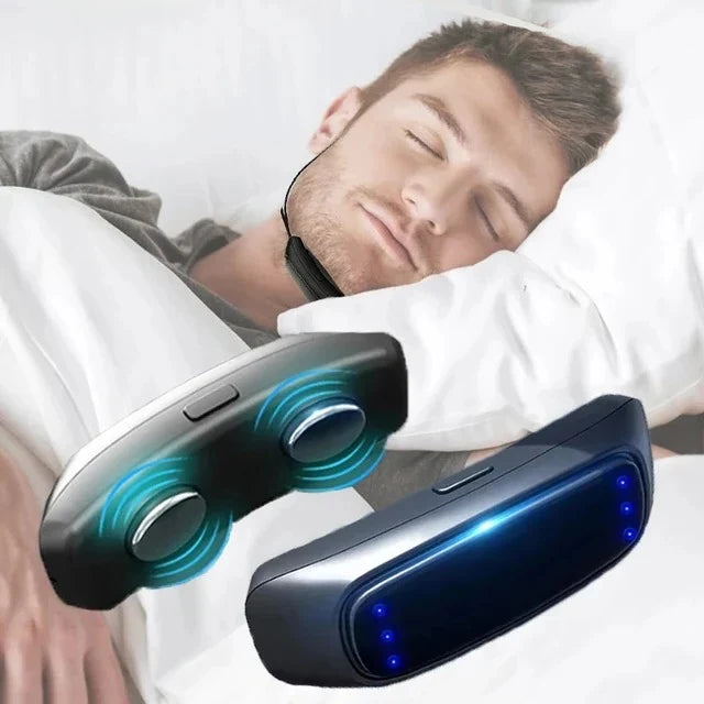 Anti-Snoring Device TENS Pulse Rechargeable Six Modes