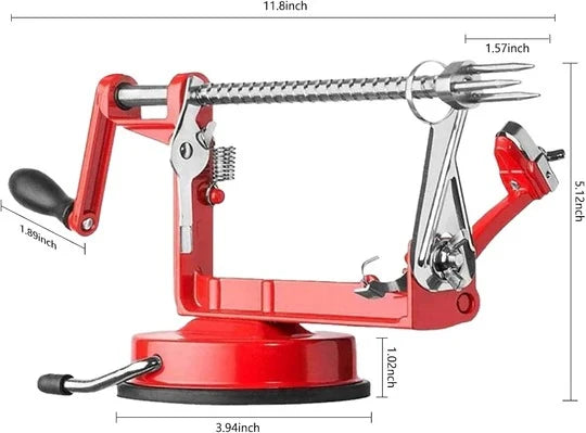 Apple Peeler Corer & Slicer Hand Crank Suction Base
