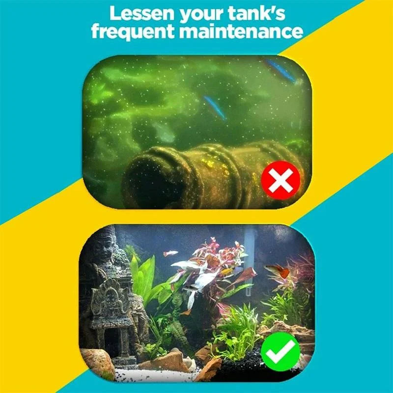 Aquarium Filter 3-in-1 Filtration Oxygenation & Waste Collection