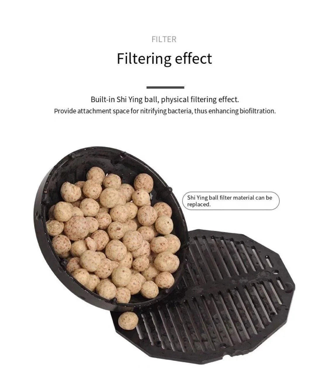 Aquarium Filter 3-in-1 Filtration Oxygenation & Waste Collection