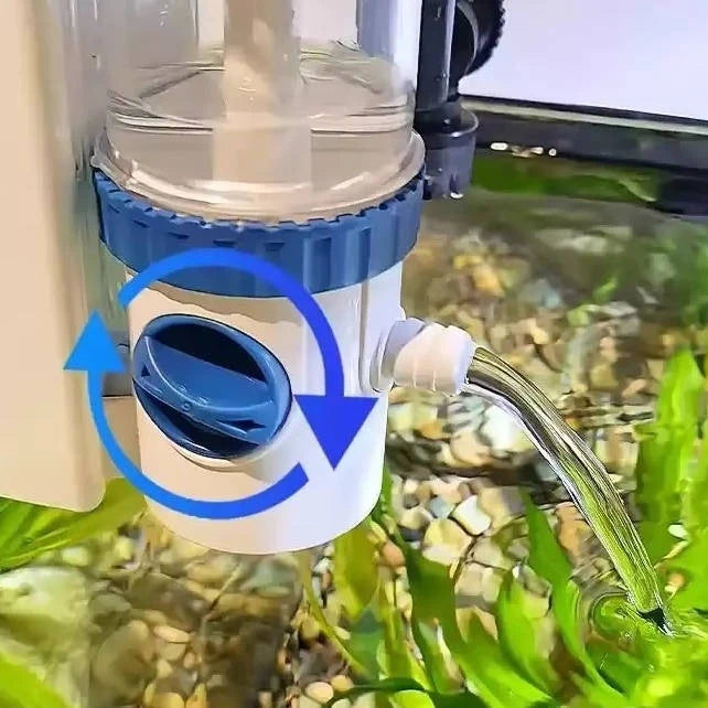 Aquarium Filter Hang-On-Back Three-Layer Filtration Adjustable Flow 132 GPH