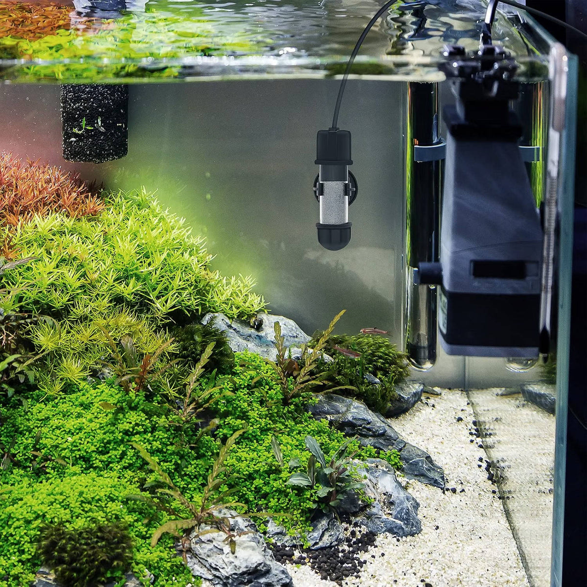 Aquarium Heater Quartz Glass LED Digital Display