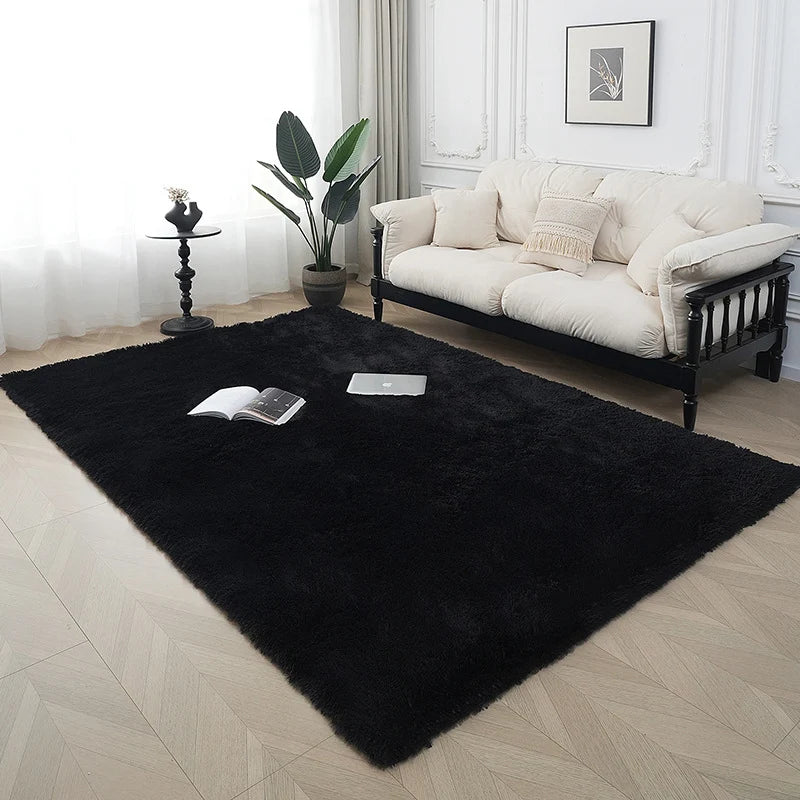 Area Rug Plush Soft Fibers Non-Slip Backing