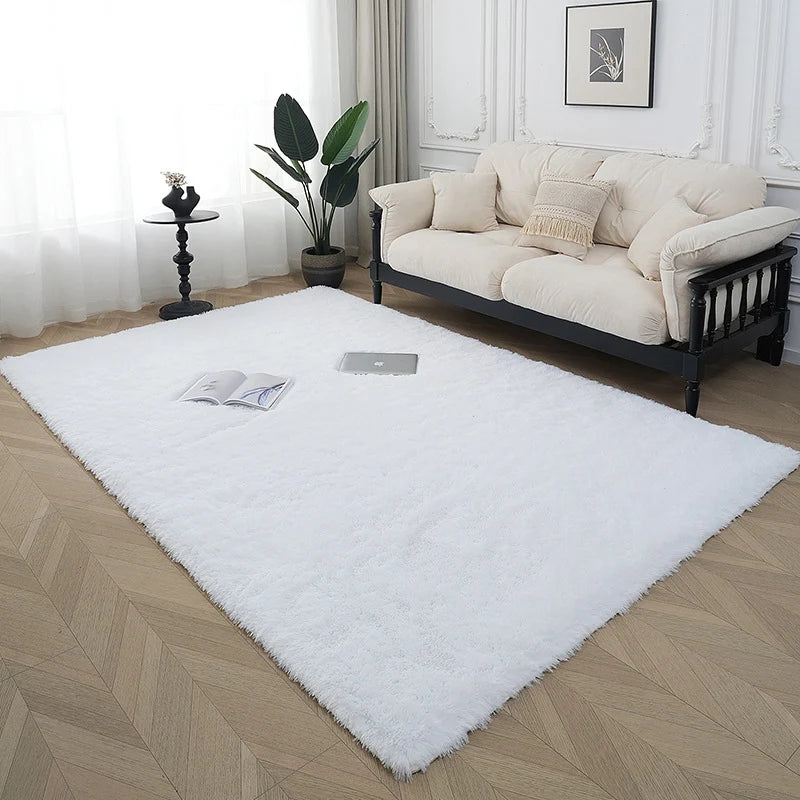 Area Rug Plush Soft Fibers Non-Slip Backing