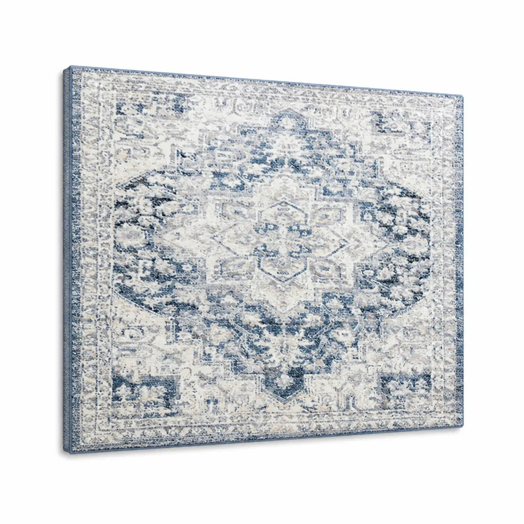Area Rug Washed Persian Stain-Resistant Soft & Durable Fiber