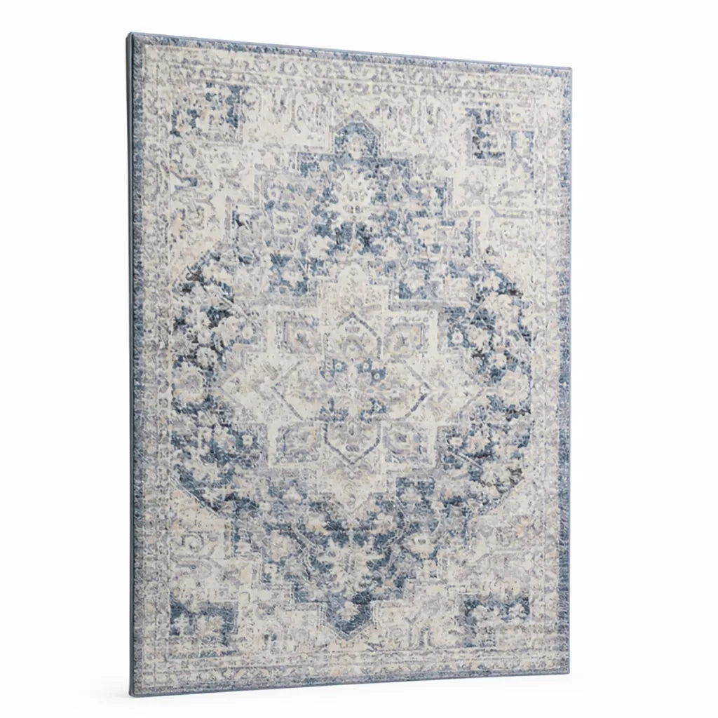 Area Rug Washed Persian Stain-Resistant Soft & Durable Fiber