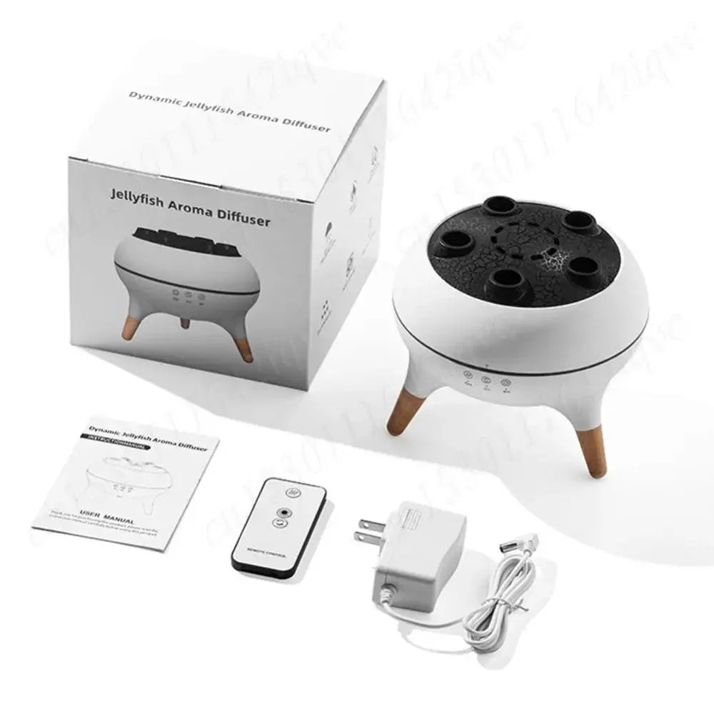 Aroma Diffuser Jellyfish Mist Rings & Gradient LED
