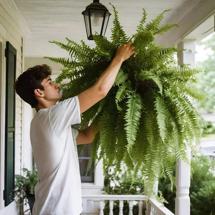 Artificial Boston Fern UV-Resistant 18 Full Fronds