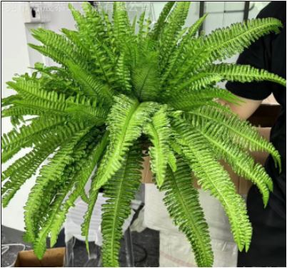 Artificial Boston Fern UV-Resistant Cascading Adjustable Stems
