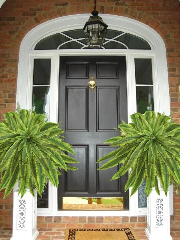 Artificial Boston Ferns UV-Resistant Water-Resistant Set of 18