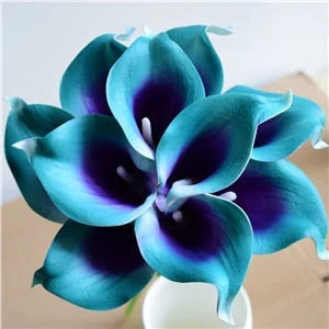 Artificial Calla Lily Bouquet Real-Touch Set of 10