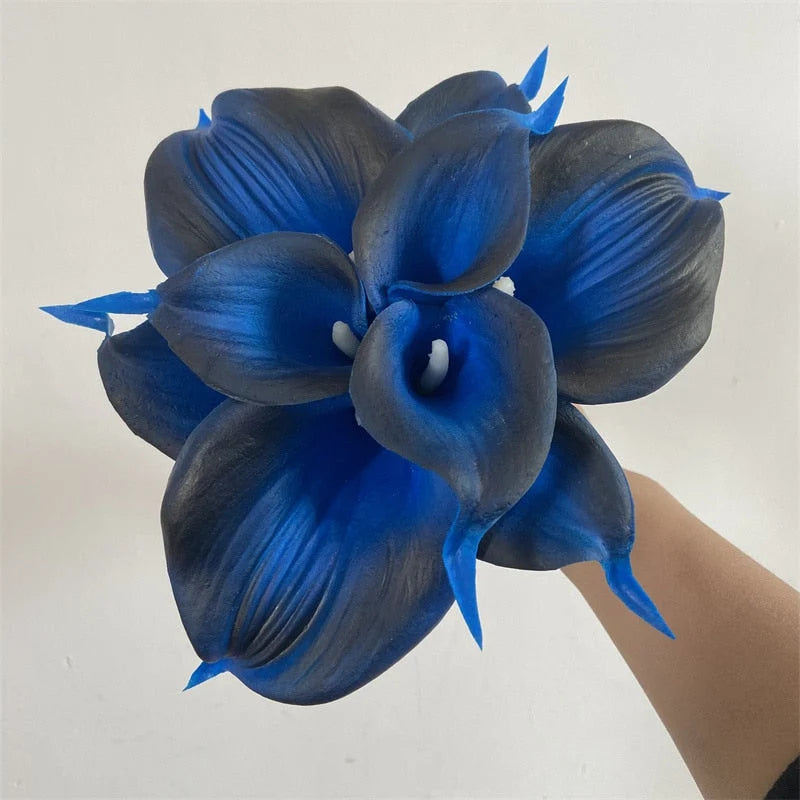 Artificial Calla Lily Bouquet Real-Touch Set of 10