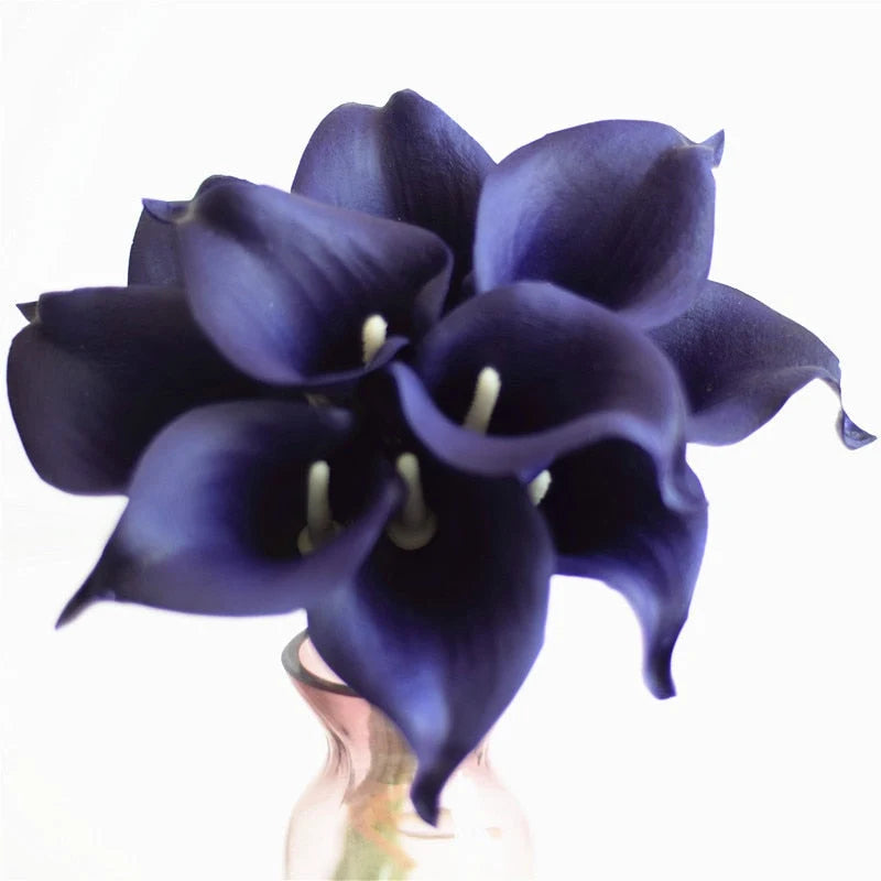 Artificial Calla Lily Bouquet Real-Touch Set of 10