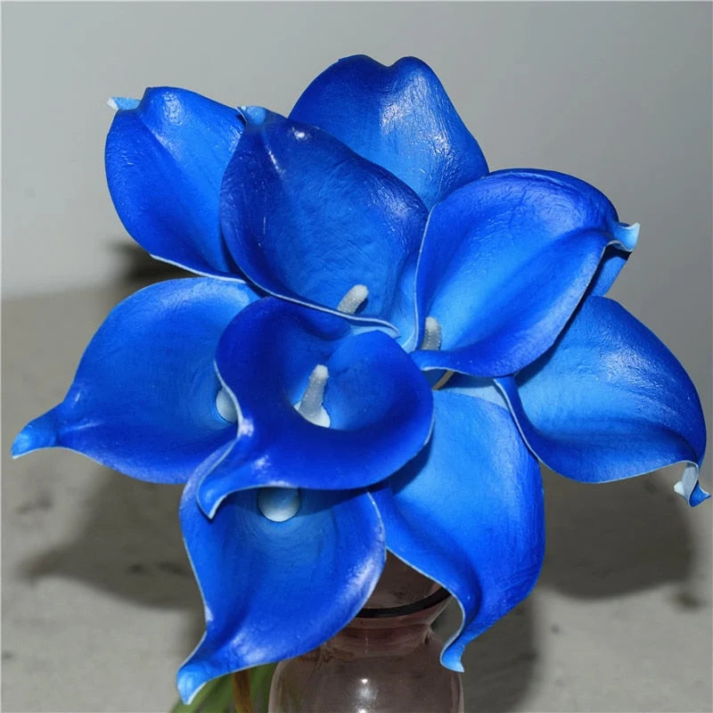 Artificial Calla Lily Bouquet Real-Touch Set of 10