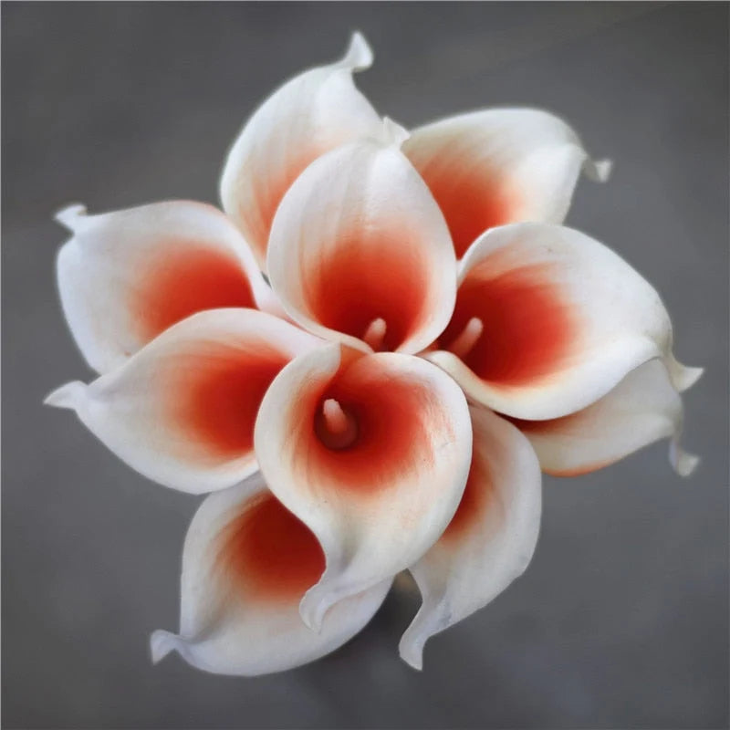 Artificial Calla Lily Bouquet Real-Touch Set of 10