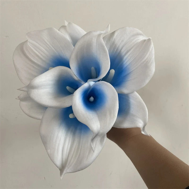 Artificial Calla Lily Bouquet Real-Touch Set of 10