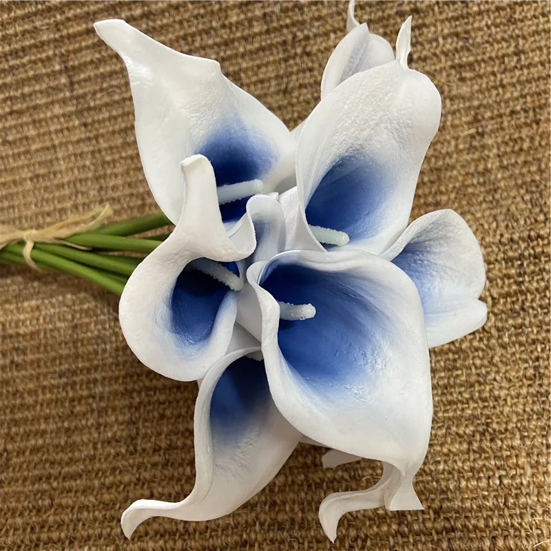 Artificial Calla Lily Bouquet Real-Touch Set of 10