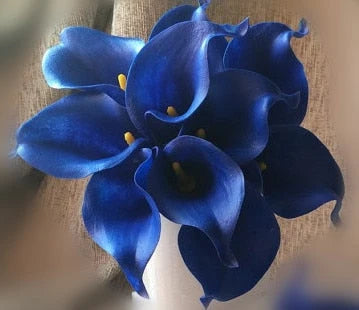 Artificial Calla Lily Bouquet Real-Touch Set of 10