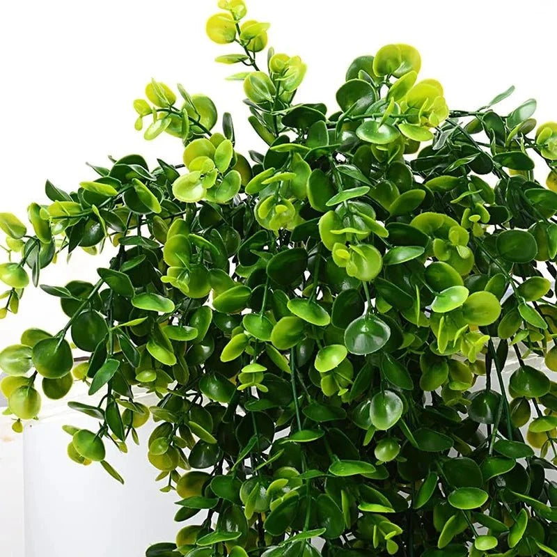 Artificial Eucalyptus Hanging Plant UV-Resistant Set of 2