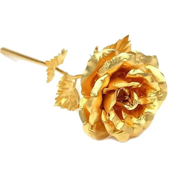 Artificial Rose 24-Karat Gold Foil Gift Box Included